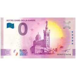 Billets Souvenir 0 Euro - Notre-Dame-de-la-Garde
