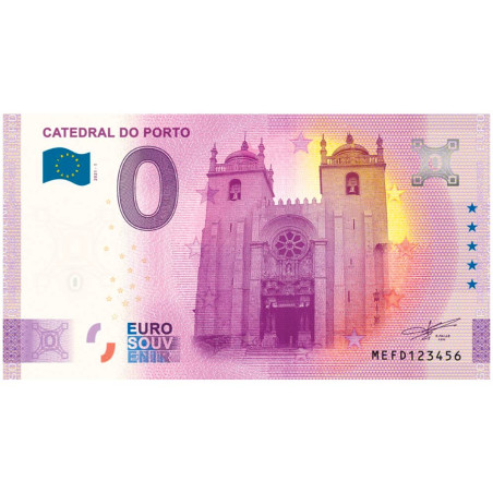Billets Souvenir 0 Euro - Cathédrale de Porto