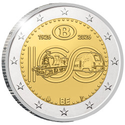 2 Euro Belgique BE 2026 - 100 ans de la SNCF belge