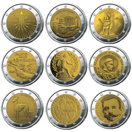 Lot 18 x 2 Euro 2026 (2)
