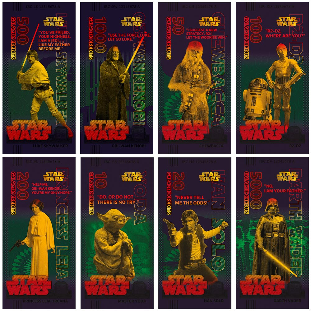 Lot 8 billets Star Wars™
