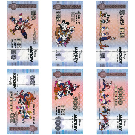 Lot des 6 billets Disney™ (3)