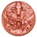 1 Dollar Mesa Grande BU 2027 - Cheval sauvage Haut-relief