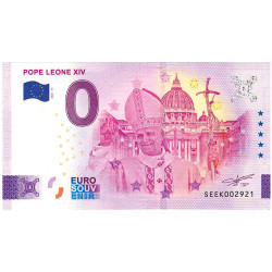 Billet Souvenir 0 Euro - Pape Léon XIV