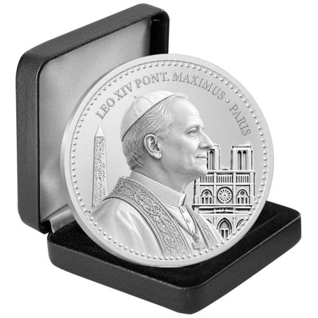 Pièce de collection BE - Pape Léon XIV en Argent - Paris (3)