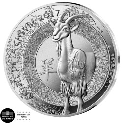 10 Euro Argent France BE 2027 - Année de la Chèvre