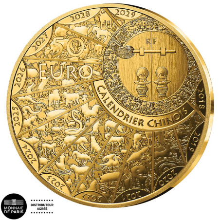 50 Euro Or France BE 2027 - Année de la Chèvre (2)