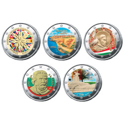 Lot 10 x 2 Euro 2026 colorisées