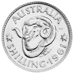 1 Shilling Argent  Australie 1955-1963