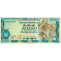 1000 Francs Rwanda 1988-1989