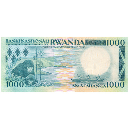 1000 Francs Rwanda 1988-1989 (2)