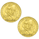 Lot 2 x 20 Francs Or Marianne IIIe République (2)
