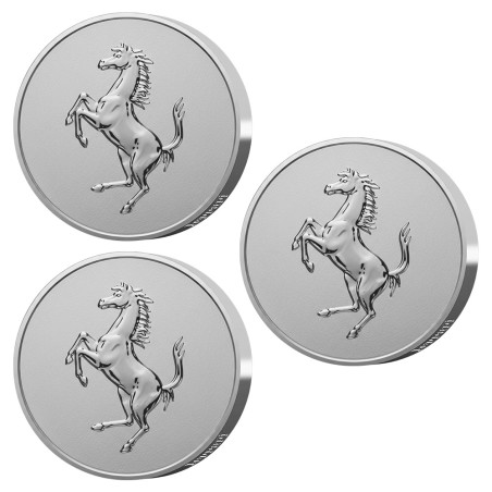 Lot 3 x 6 Euro Argent  Italie BE 2026 - Triptyque Ferrari