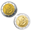 Lot 2 x 2 Euro Saint-Marin BE/BU 2026