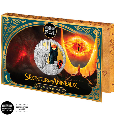 50 Euro Argent France 2026 colorisées - Sauron et le Mordor (2)