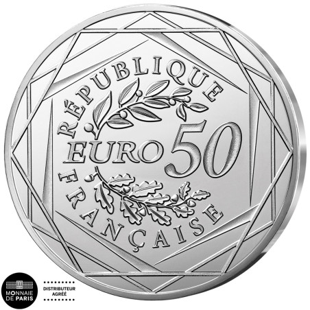 50 Euro Argent France 2026 colorisées - Sauron et le Mordor (3)