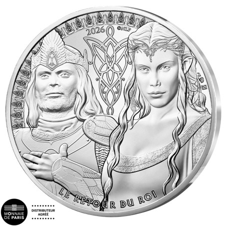 10 Euro Argent France 2026 - Aragorn et Arwen