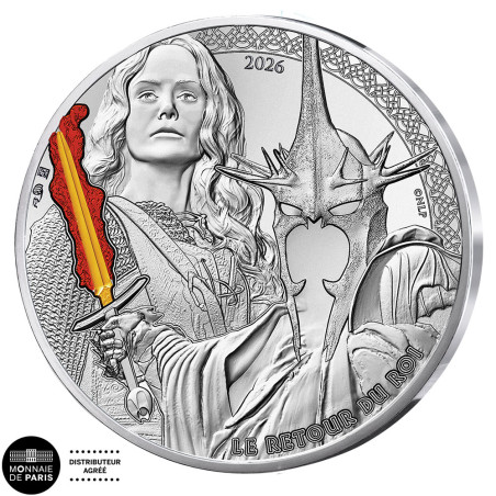 10 Euro Argent France 2026 colorisées - Eowyn contre le Sorcier d’Angmar