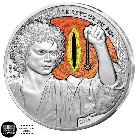 10 Euro Argent France 2026 colorisées - Frodon et l’anneau