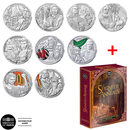 Lot 9 x 10 Euro Argent France 2026 + le coffret