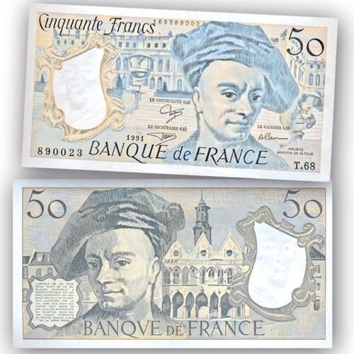 BILLET 50 Francs Quentin de la Tour