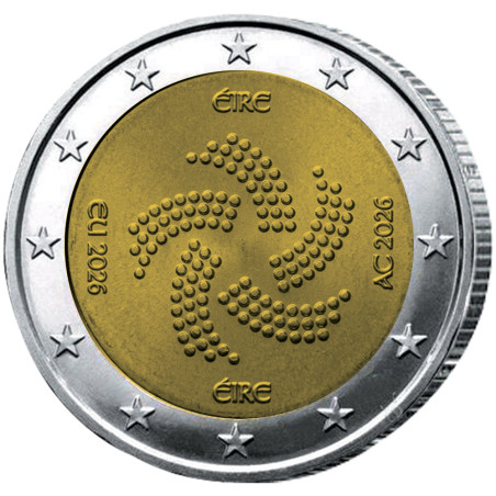 2 Euro Irlande 2026 - Présidence de l’Union européenne