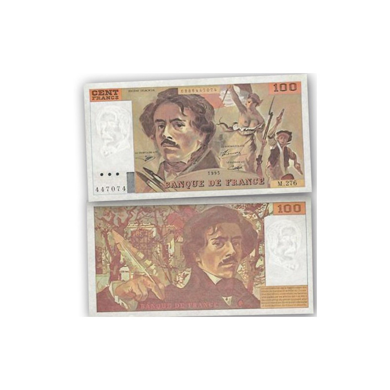 Billet De 100 Francs Eugène Delacroix 1980 - France - G.38 - Francs 1962-1997