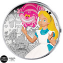 10 Euro Argent France BE 2026 colorisées - Alice au Pays des Merveilles