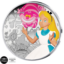 10 Euro Argent France BE 2026 colorisées - Alice au Pays des Merveilles