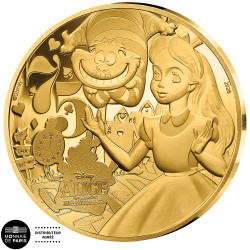 50 Euro Or France BE 2026 colorisées - Alice au Pays des Merveille