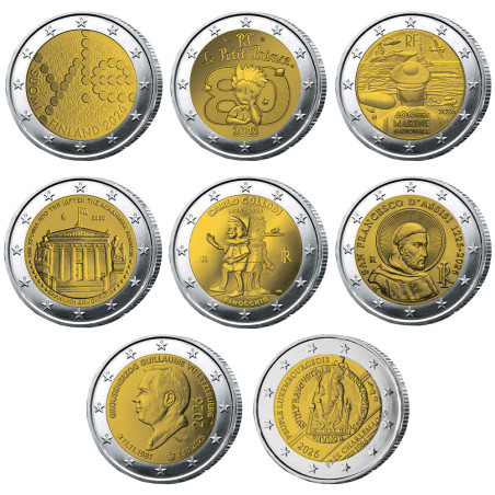 Lot 22 x 2 Euro Commémoratives 2026 (2)