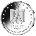 35 Euro Argent Allemagne  BU 2026 colorisée - Chemin de fer suspendu de Wuppertal (3)