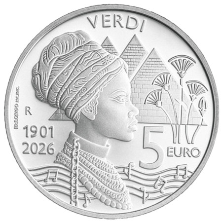 5 Euro Argent Saint-Marin BE 2026 - Giuseppe Verdi