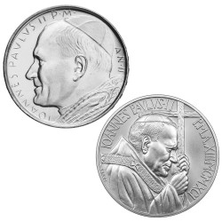 Lot 2 x 500 Lires  Argent Vatican