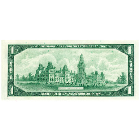 1 Dollar Canada 1967 - Reine Élisabeth II (4)