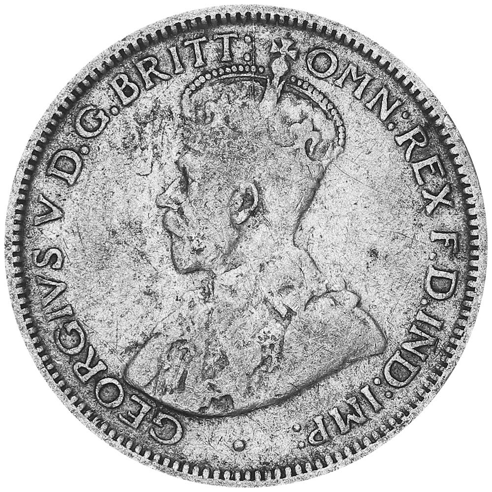6 Pence Argent Australie 1911-1936 - Roi George V