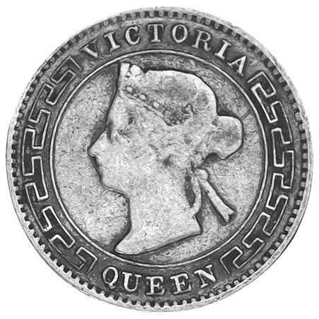 10 Cent Argent Ceylan 1892-1900 - Reine Victoria