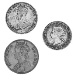 Lot 3 monnaies en Argent