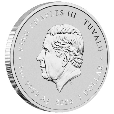 1 Dollar Argent  BU 2026 colorisée - Stranger Things (4)