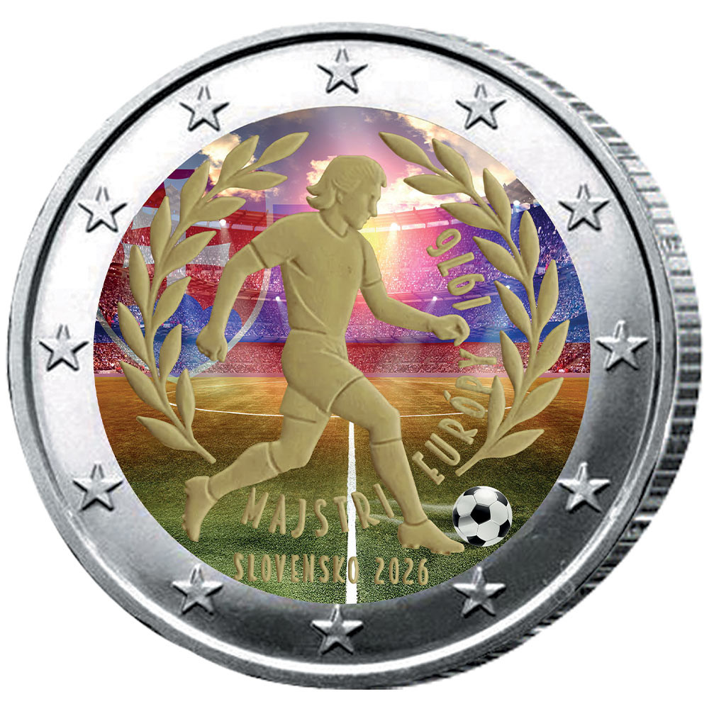 2 Euro Slovaquie 2026 colorisée - Championnat d’Europe de Football