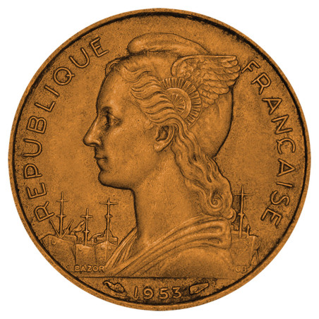 20 Francs Madagascar 1953