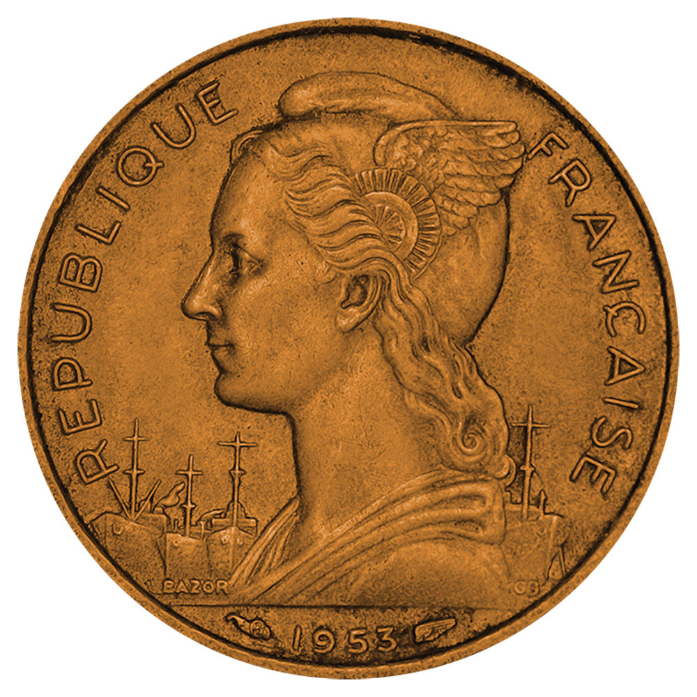 20 Francs Madagascar 1953