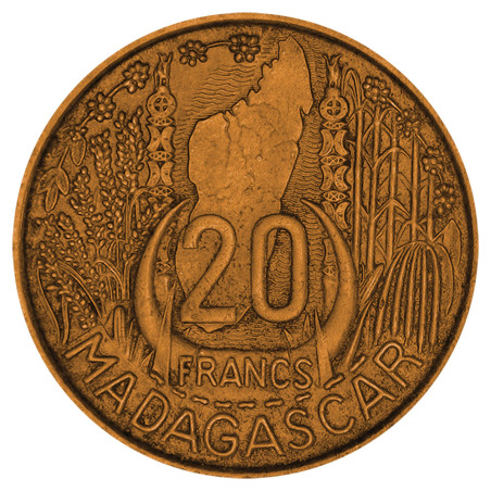 20 Francs Madagascar 1953 (2)