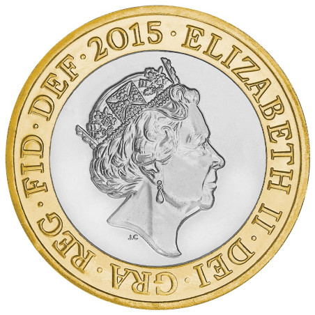 2 Pounds Royaume-Uni 2015 - Elizabeth II (2)