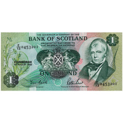 1 Pound Écosse 1988