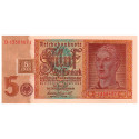 5 Reichsmark 1948 - “Mark à vignette” de la zone soviétique