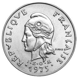 EN CADEAU : 10 Francs Polynésie française - Masque polynésien
