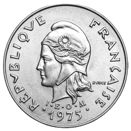 EN CADEAU : 10 Francs Polynésie française - Masque polynésien
