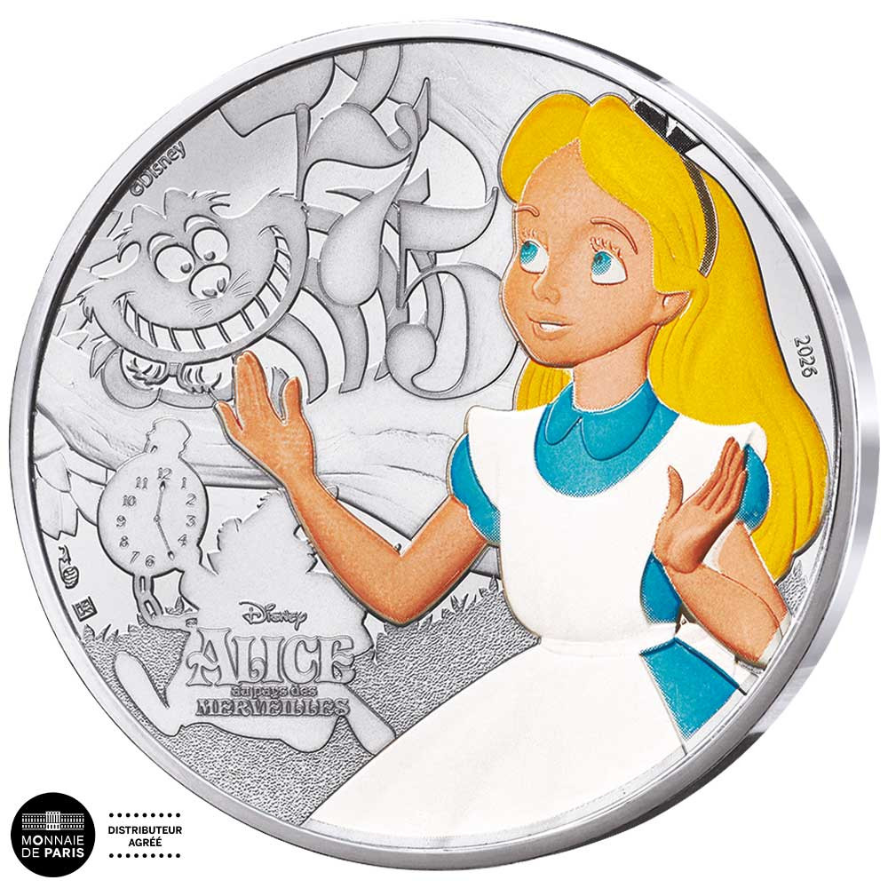 10 Euro Argent France 2026 - Alice au Pays des Merveilles