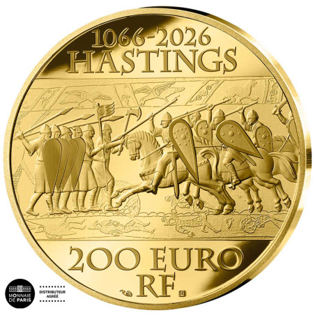200 Euro Or France BE 2026 - Bataille d’Hastings (3)